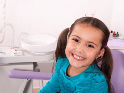 a child visiting the dentist